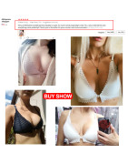 DERUILADY Soutien gorge en dentelle sans armature pour femmes, sous vêtement sexy avec fermeture à l&#39;avant, lingerie confort