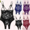 Teddy – Lingerie érotique en dentelle pour femmes, soutien gorge ouvert, vêtements de nuit Sexy, Costumes sexuels, grande taille