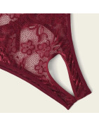 Teddy – Lingerie érotique en dentelle pour femmes, soutien gorge ouvert, vêtements de nuit Sexy, Costumes sexuels, grande taille