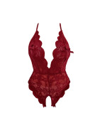 Body en dentelle pour femmes, Lingerie Sexy, vêtements de nuit en maille, dentelle florale transparente, sous vêtements, Costume