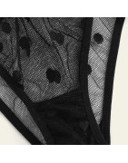 Ensemble De Lingerie en dentelle transparente pour femmes, grande taille, Sexy, soutien gorge + string, sous vêtements noirs, vê