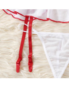 Robe en dentelle pour femmes, sous vêtements Sexy, uniforme Porno, Lingerie érotique, jeu de rôle | AliExpress