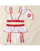 Robe en dentelle pour femmes, sous vêtements Sexy, uniforme Porno, Lingerie érotique, jeu de rôle | AliExpress