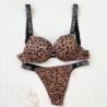 Sexy strass confortable Lingerie Femme ensemble Push Up soutien gorge Victoria&#39;s Secret femmes Lingerie ensemble 2 pièces ma