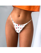 String confortable respirant sans couture pour femmes, culotte Sexy taille basse, string G, sous vêtements intimes imprimés à la