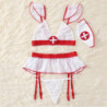 Lingerie Sexy pour femmes, uniforme d&#39;infirmière blanc, ensembles de tentation | AliExpress