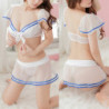 Lingerie Sexy pour femmes, uniforme d&#39;infirmière blanc, ensembles de tentation | AliExpress