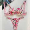 Soutien gorge et culotte victoria&#39;s Secret, ensemble Sexy, ajouré, sous vêtements avec des strass, grande taille, Lingerie p