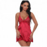 Robe de nuit en dentelle pour femmes, Lingerie Sexy, bretelles, décolleté en V profond, sous vêtements en soie | AliExpress