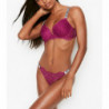 VICTORIA&#39;S SECRET – ensemble soutien gorge et culotte en dentelle, sous vêtements Sexy pour femmes, Lingerie tanga, Push Up,