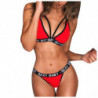 Ensemble de Lingerie Sexy pour femmes, sous vêtements, soutien gorge et culotte, dos nu, vêtements de nuit exotiques | AliExpres