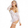 Robe Sexy exotique pour femmes, Lingerie mignonne, body, uniformes de Cosplay de mariage, tenue de jeu de rôle, ensemble Costume