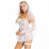Robe Sexy exotique pour femmes, Lingerie mignonne, body, uniformes de Cosplay de mariage, tenue de jeu de rôle, ensemble Costume
