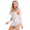 Robe Sexy exotique pour femmes, Lingerie mignonne, body, uniformes de Cosplay de mariage, tenue de jeu de rôle, ensemble Costume